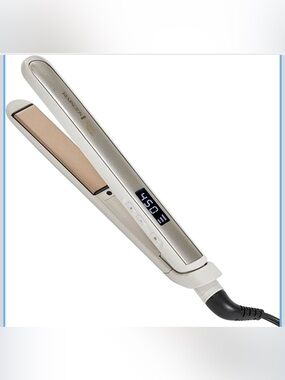New - Remington White and Rose Gold Digital Hair Straightener